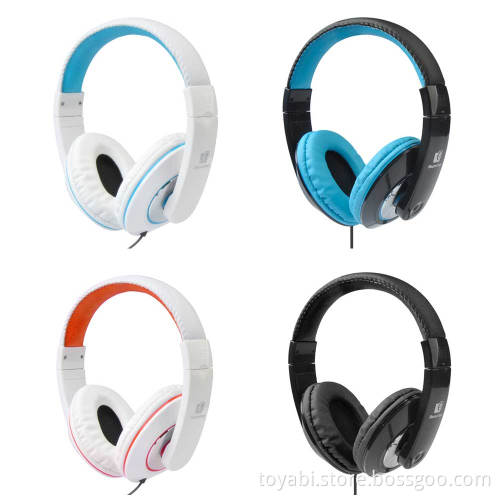 2016 fashion headphone 3.5mm 1.2m wired heasset portable Foldable headband headphones for phone computer mp3